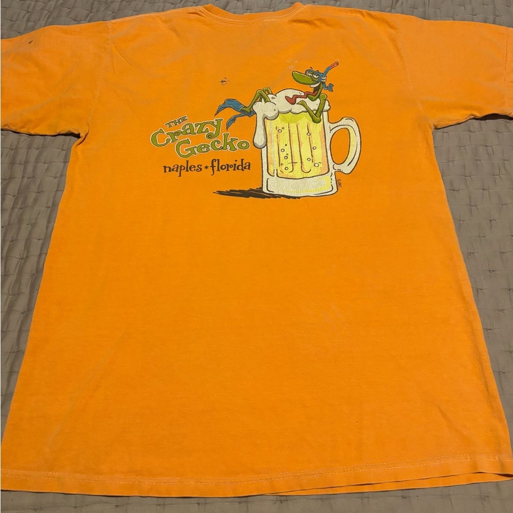 Vintage The Crazy Gecko Naples, Florida Restaurant T-Shirt Size L